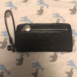 Large Coach wristlet
